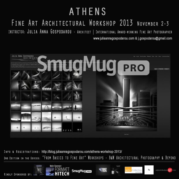 Athens Fine Art Architectural Workshop 2013 - Sponsor Spotlight - SmugMug