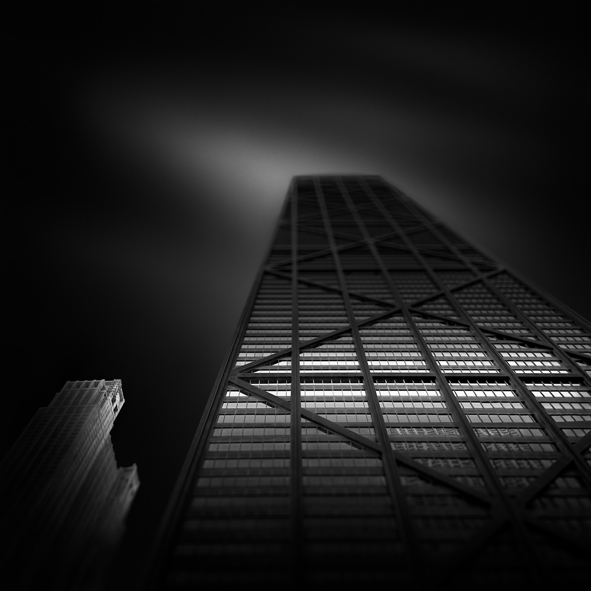 Fluid Time III - Two Worlds © Julia Anna Gospodarou hancock tower chicago