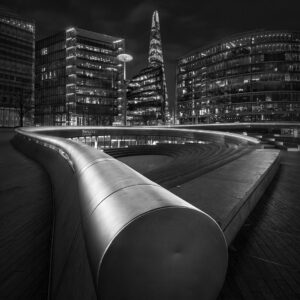 Midnight Light II - More London The Scoop and Shard - © Julia Anna Gospodarou 2018